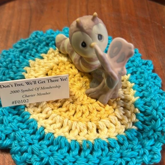 Precious Moments 1999 Don’t Fret, We’ll Get There Yet! Enesco Caterpillar NIB - Picture 2 of 14